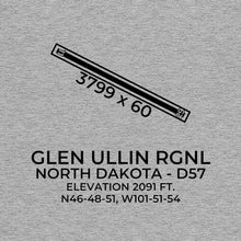 Load image into Gallery viewer, d57 glen ullin nd t shirt, Gray