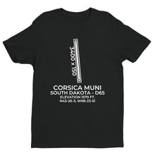 Load image into Gallery viewer, d65 corsica sd t shirt, Black