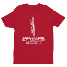 Load image into Gallery viewer, d65 corsica sd t shirt, Red