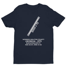 Load image into Gallery viewer, d73 monroe ga t shirt, Navy