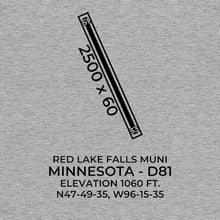 Load image into Gallery viewer, d81 red lake falls mn t shirt, Gray