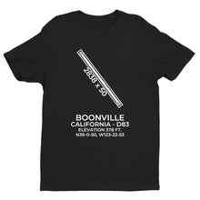 Load image into Gallery viewer, d83 boonville ca t shirt, Black