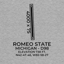 Load image into Gallery viewer, d98 romeo mi t shirt, Gray