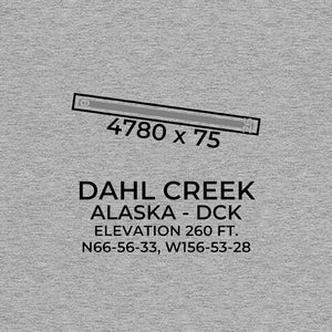 dck dahl creek ak t shirt, Gray