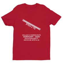 Load image into Gallery viewer, ddh bennington vt t shirt, Red