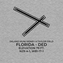 Load image into Gallery viewer, ded deland fl t shirt, Gray