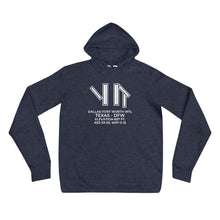 Load image into Gallery viewer, DFW facility map in DALLAS-FORT WORTH; TEXAS Hoodie