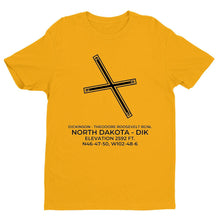 Load image into Gallery viewer, dik dickinson nd t shirt, Yellow