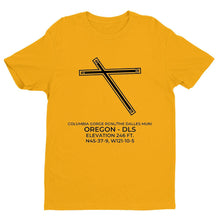Load image into Gallery viewer, dls the dalles or t shirt, Yellow