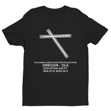 Load image into Gallery viewer, dls the dalles or t shirt, Black