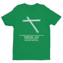 Load image into Gallery viewer, dls the dalles or t shirt, Green
