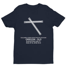 Load image into Gallery viewer, dls the dalles or t shirt, Navy