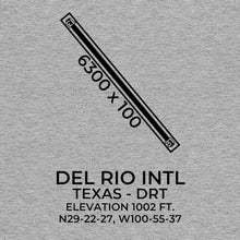 Load image into Gallery viewer, drt del rio tx t shirt, Gray