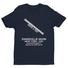Load image into Gallery viewer, dsv dansville ny t shirt, Navy
