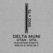 Load image into Gallery viewer, dta delta ut t shirt, Gray