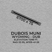 Load image into Gallery viewer, dub dubois wy t shirt, Gray