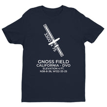 Load image into Gallery viewer, GNOSS FIELD in NOVATO; CALIFORNIA (DVO; KDVO) T-Shirt