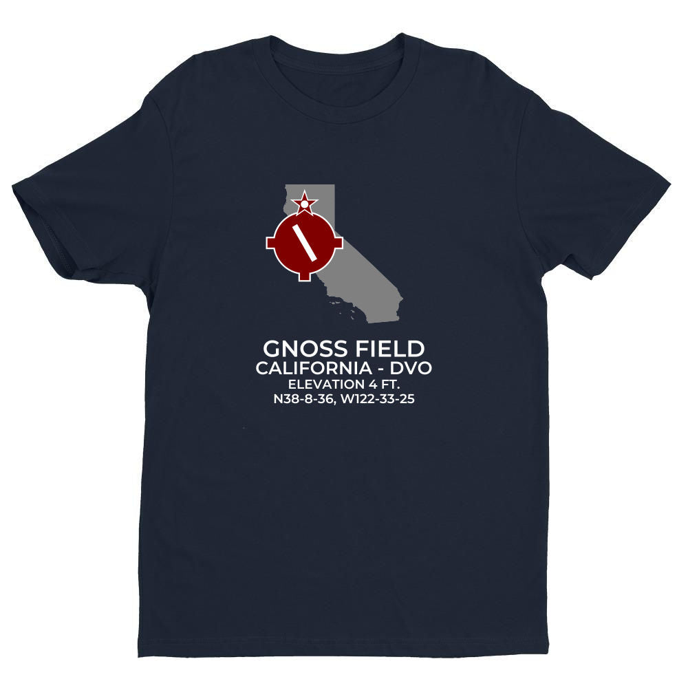 GNOSS FIELD near NOVATO; CALIFORNIA (DVO; KDVO) T-Shirt