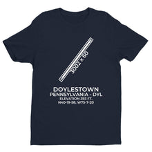 Load image into Gallery viewer, dyl doylestown pa t shirt, Navy