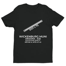 Load image into Gallery viewer, e25 wickenburg az t shirt, Black