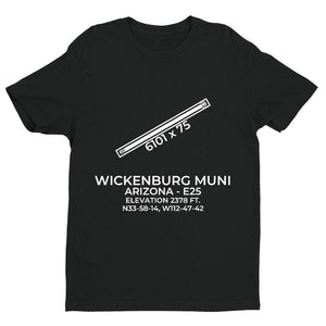 e25 wickenburg az t shirt, Black