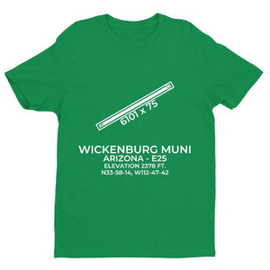 e25 wickenburg az t shirt, Green