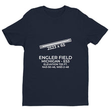 Load image into Gallery viewer, e53 bad axe mi t shirt, Navy