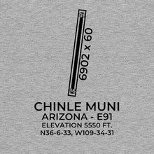 Load image into Gallery viewer, e91 chinle az t shirt, Gray