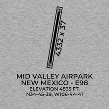 Load image into Gallery viewer, e98 los lunas nm t shirt, Gray