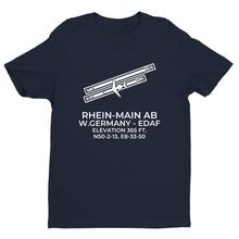 Load image into Gallery viewer, RHEIN-MAIN AB (FRF; EDAF) in FRANKFURT; GERMANY c.1982 T-Shirt