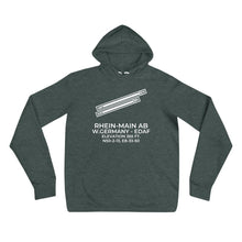 Load image into Gallery viewer, RHEIN-MAIN AB (FRF; EDAF) in FRANKFURT; GERMANY c.1982 Hoodie