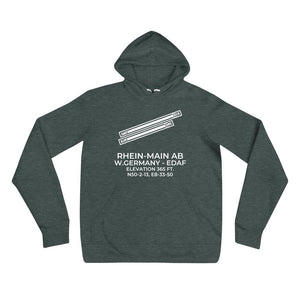 RHEIN-MAIN AB (FRF; EDAF) in FRANKFURT; GERMANY c.1982 Hoodie