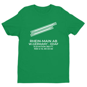 RHEIN-MAIN AB (FRF; EDAF) in FRANKFURT; GERMANY c.1982 T-Shirt