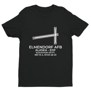 edf anchorage ak t shirt, Black