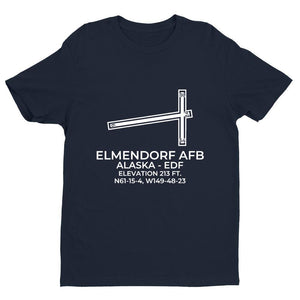 edf anchorage ak t shirt, Navy