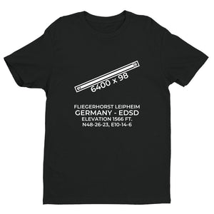 FLIEGERHORST LEIPHEIM (EDSD) in BAVARIA; GERMANY c.1990 T-Shirt