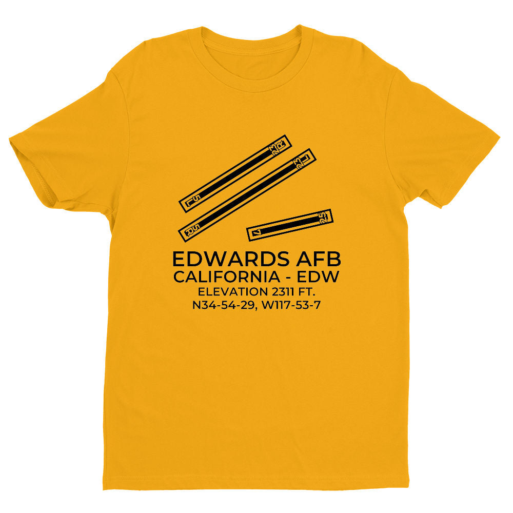 EDWARDS AFB near EDWARDS; CALIFORNIA (EDW; KEDW) T-Shirt