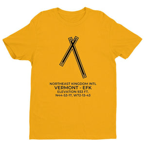 efk newport vt t shirt, Yellow