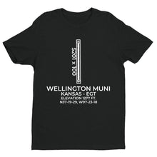 Load image into Gallery viewer, egt wellington ks t shirt, Black