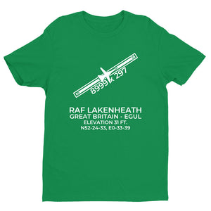 RAF LAKENHEATH (LKZ; EGUL) in SUFFOLK; GREAT BRITAIN (GB) T-shirt