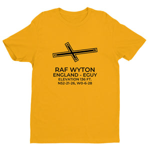 RAF WYTON (QUY; EGUY) in CAMBRIDGESHIRE; ENGLAND c.1990 T-Shirt