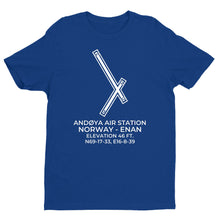 Load image into Gallery viewer, ANDØYA AIR STATION (ANX; ENAN) in NORDLAND; NORWAY T-Shirt