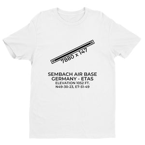 SEMBACH AIR BASE (ETAS) in SEMBACH; GERMANY T-Shirt