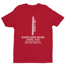 Load image into Gallery viewer, etn eastland tx t shirt, Red