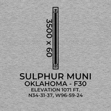 Load image into Gallery viewer, f30 sulphur ok t shirt, Gray