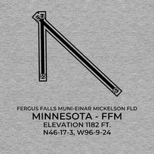 Load image into Gallery viewer, ffm fergus falls mn t shirt, Gray
