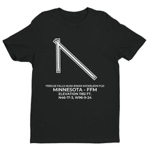 Load image into Gallery viewer, ffm fergus falls mn t shirt, Black