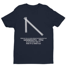 Load image into Gallery viewer, ffm fergus falls mn t shirt, Navy