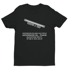 Load image into Gallery viewer, ASCENSION ISLAND AUX FIELD (ASI; FHAW) on ASCENSION ISLAND T-Shirt
