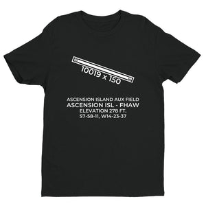 ASCENSION ISLAND AUX FIELD (ASI; FHAW) on ASCENSION ISLAND T-Shirt